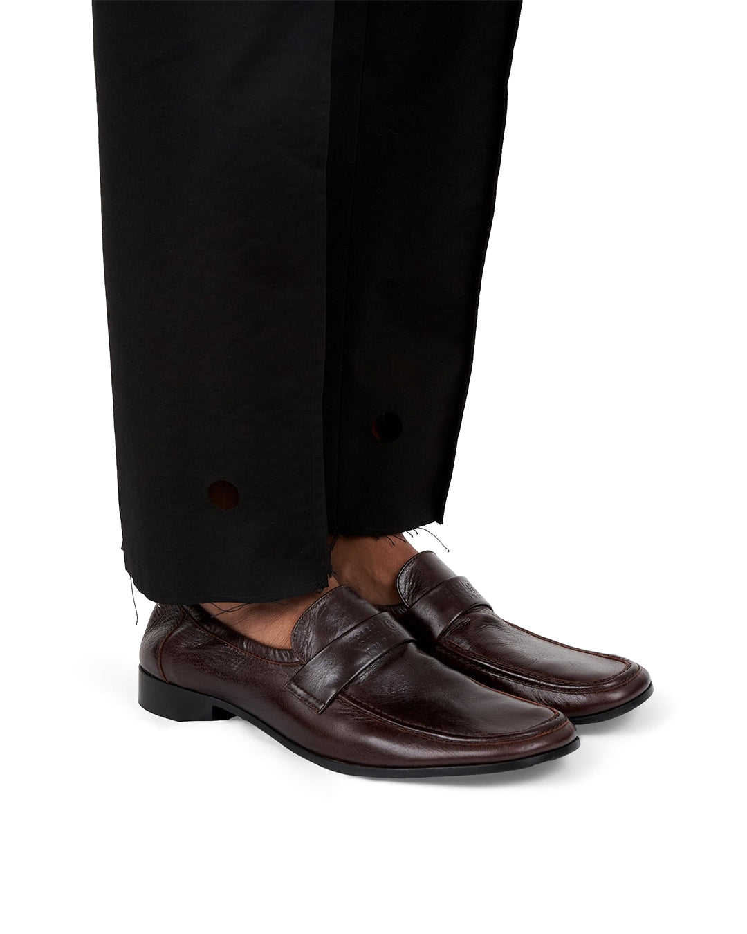 Coffee Bean Calf Leather Moccasin