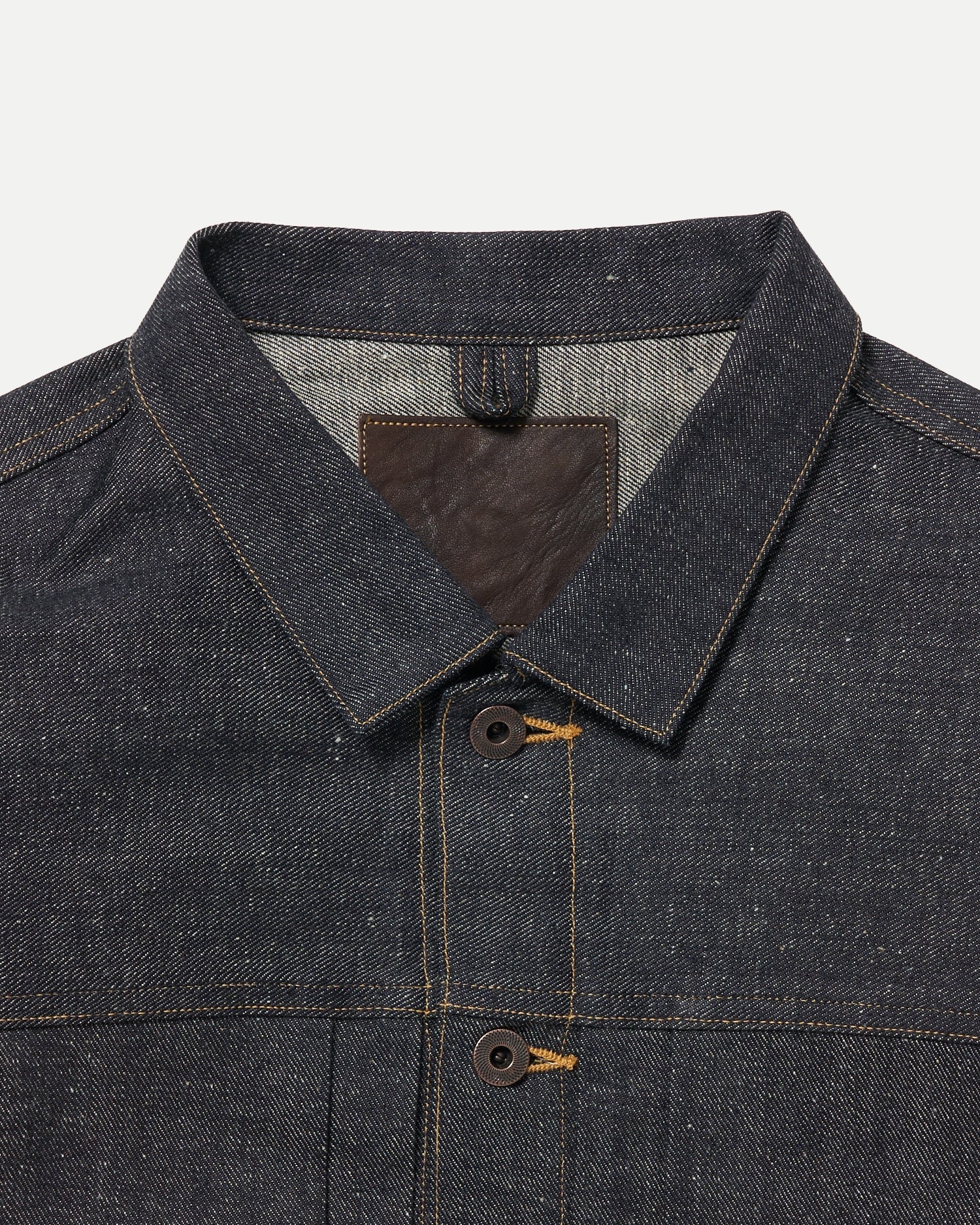 Raw Indigo Lot.714 Denim Jacket Side Panel