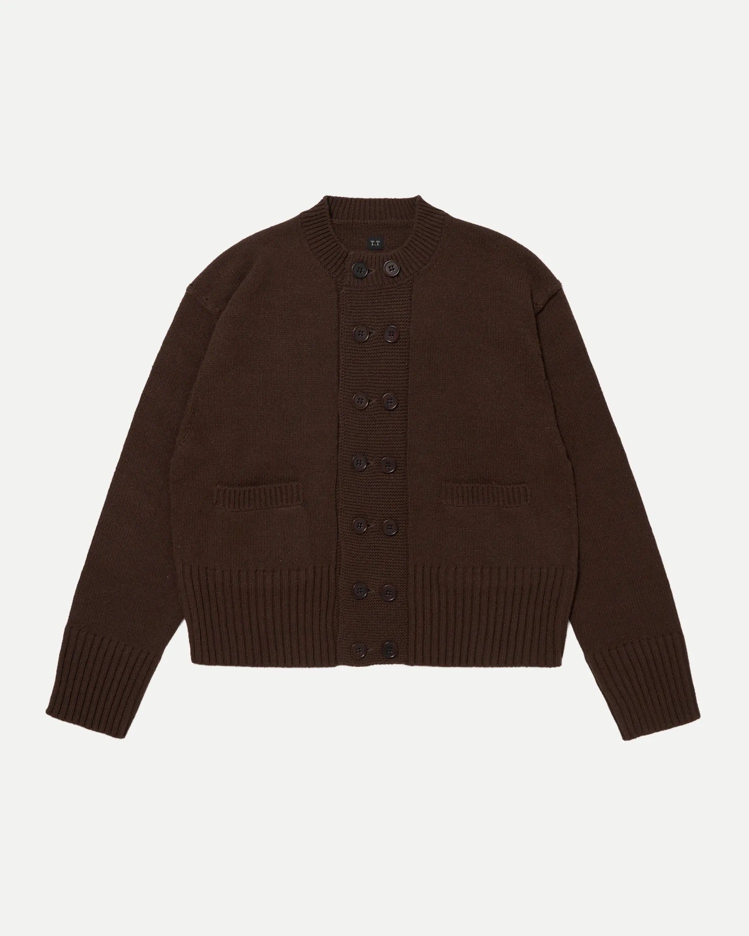 Brown Lot.506 DB Cardigan