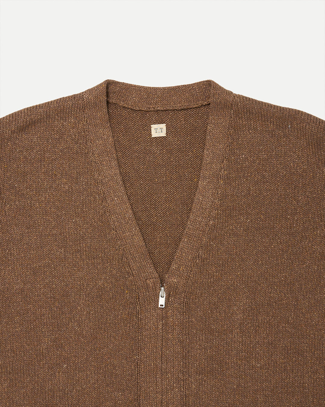 Dark Brown Lot.530 Zip Up Cardigan