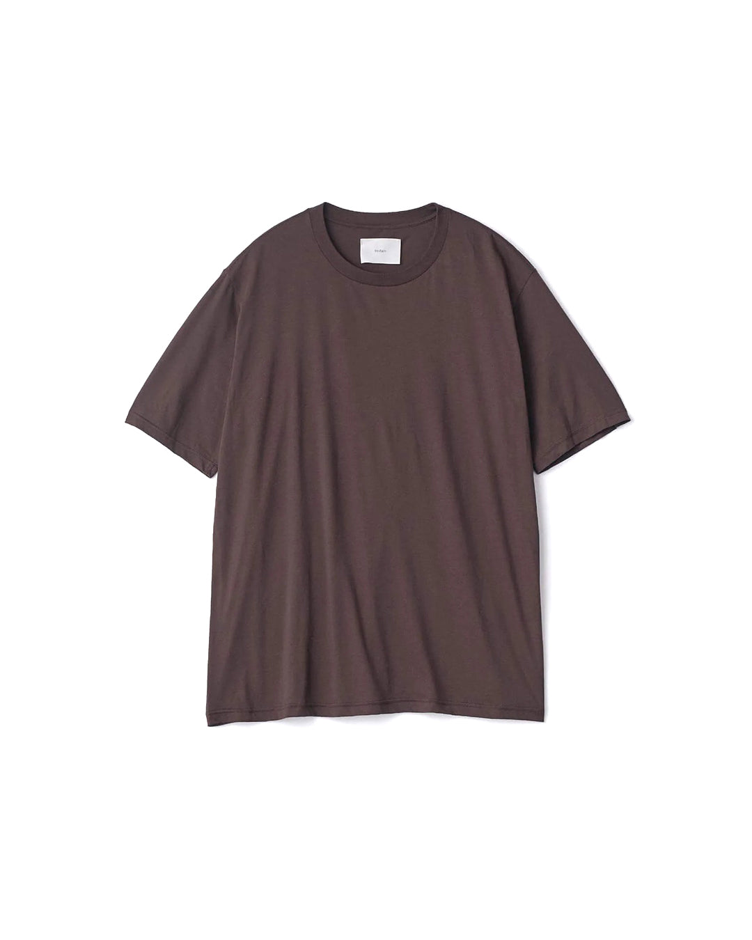 Dark Brown Suvin Cotton Basic Tee