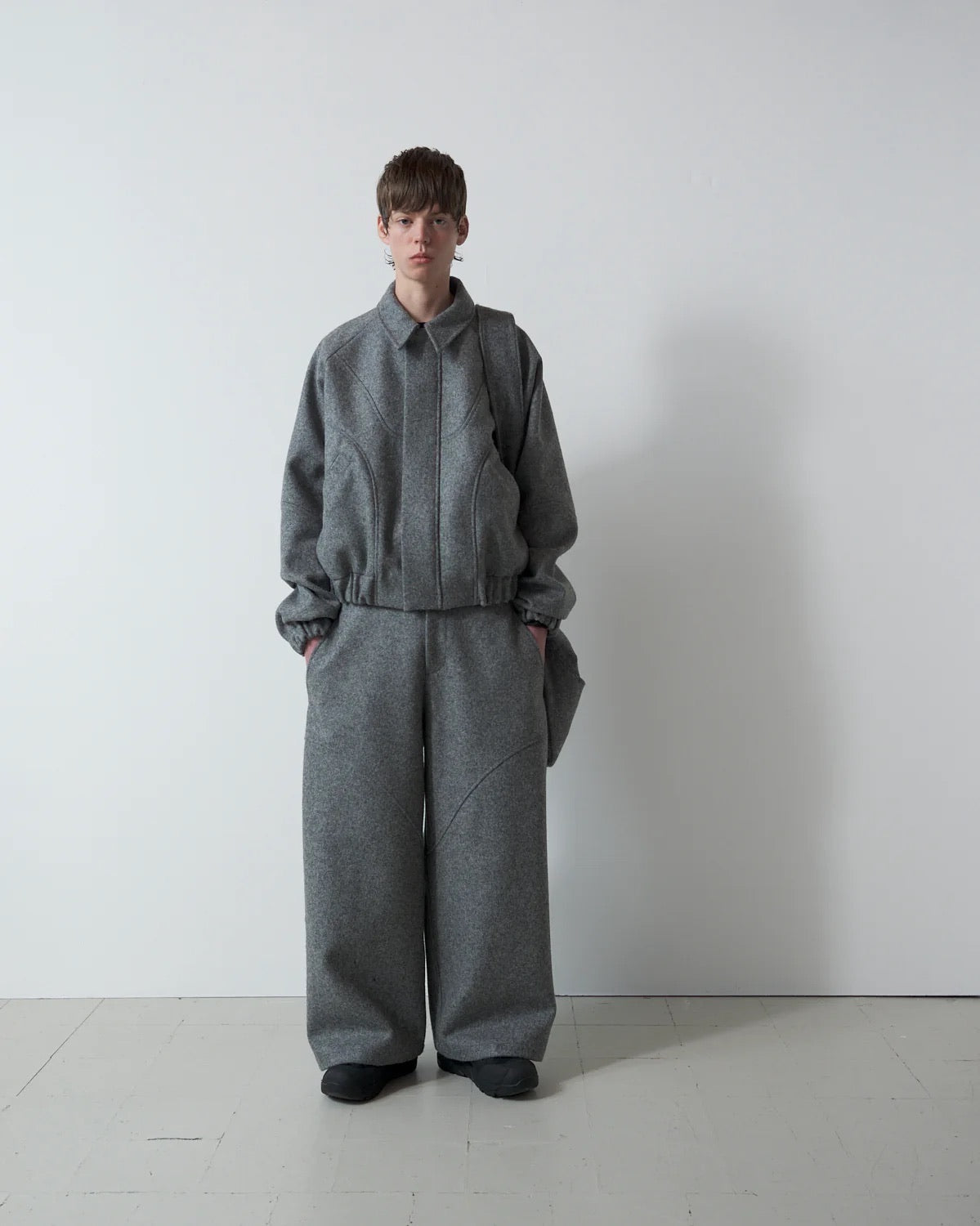 Marl Grey Jiji Wool Jacket