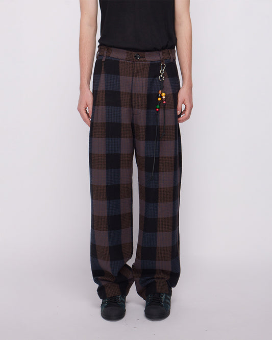 Black Loose Pleated Pant