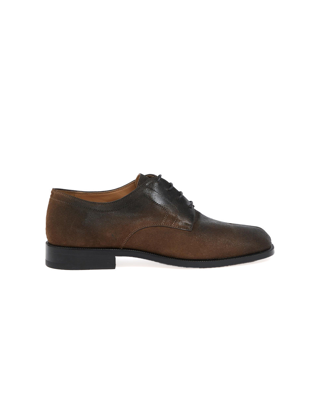 Brown and Black Tabi Lace-Up