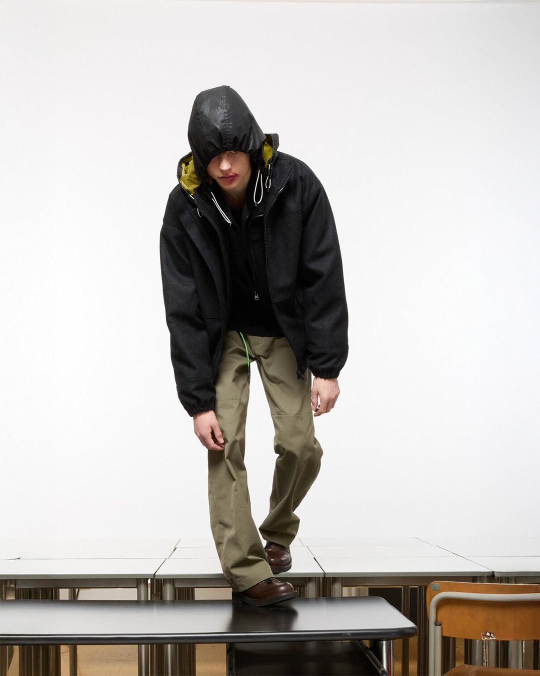 Brood Grey Panno Hoodie Jacket