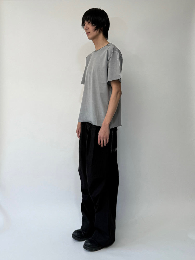 Earth Gray Taped Dyed T-Shirt