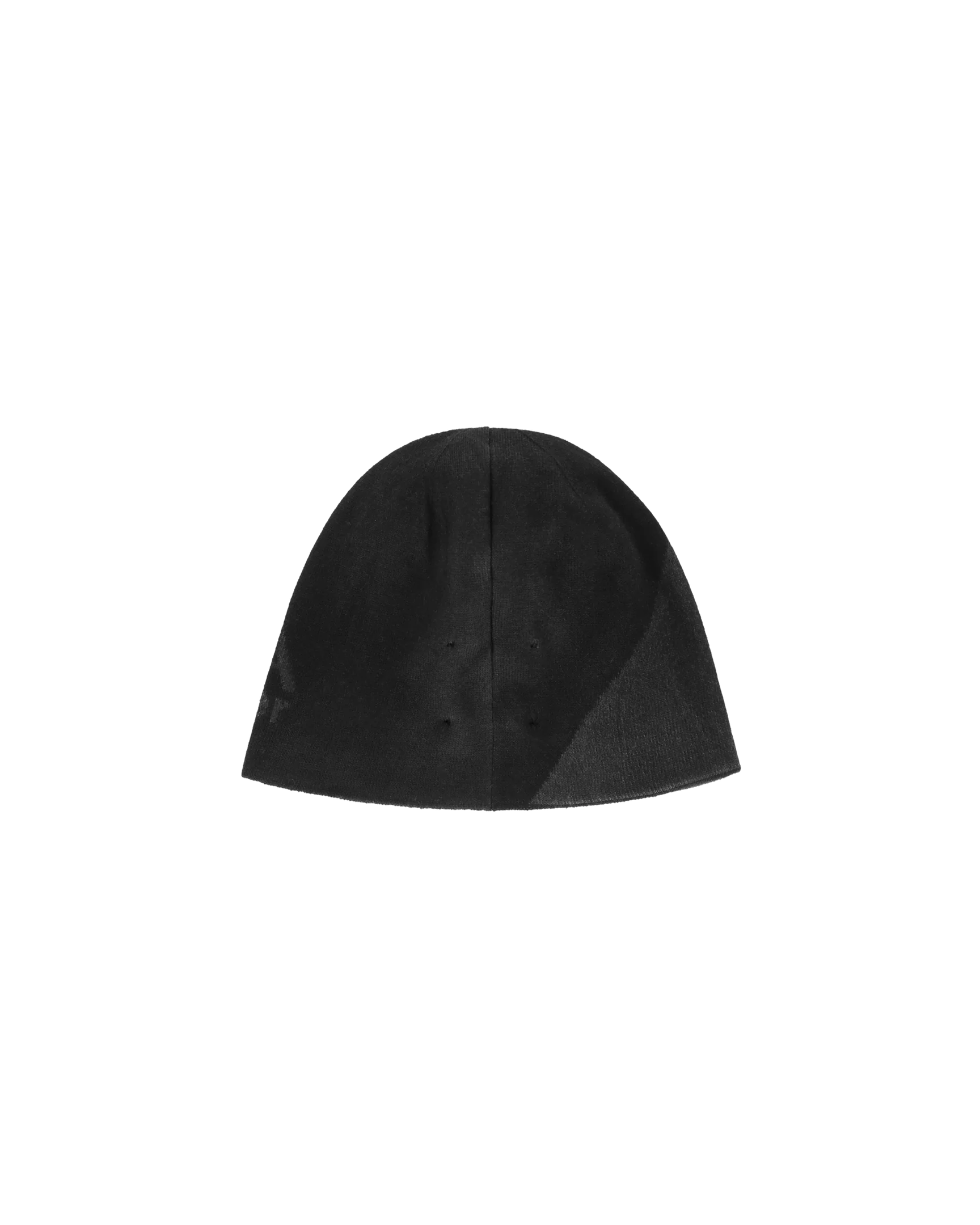 Black Logo Cotton Beanie