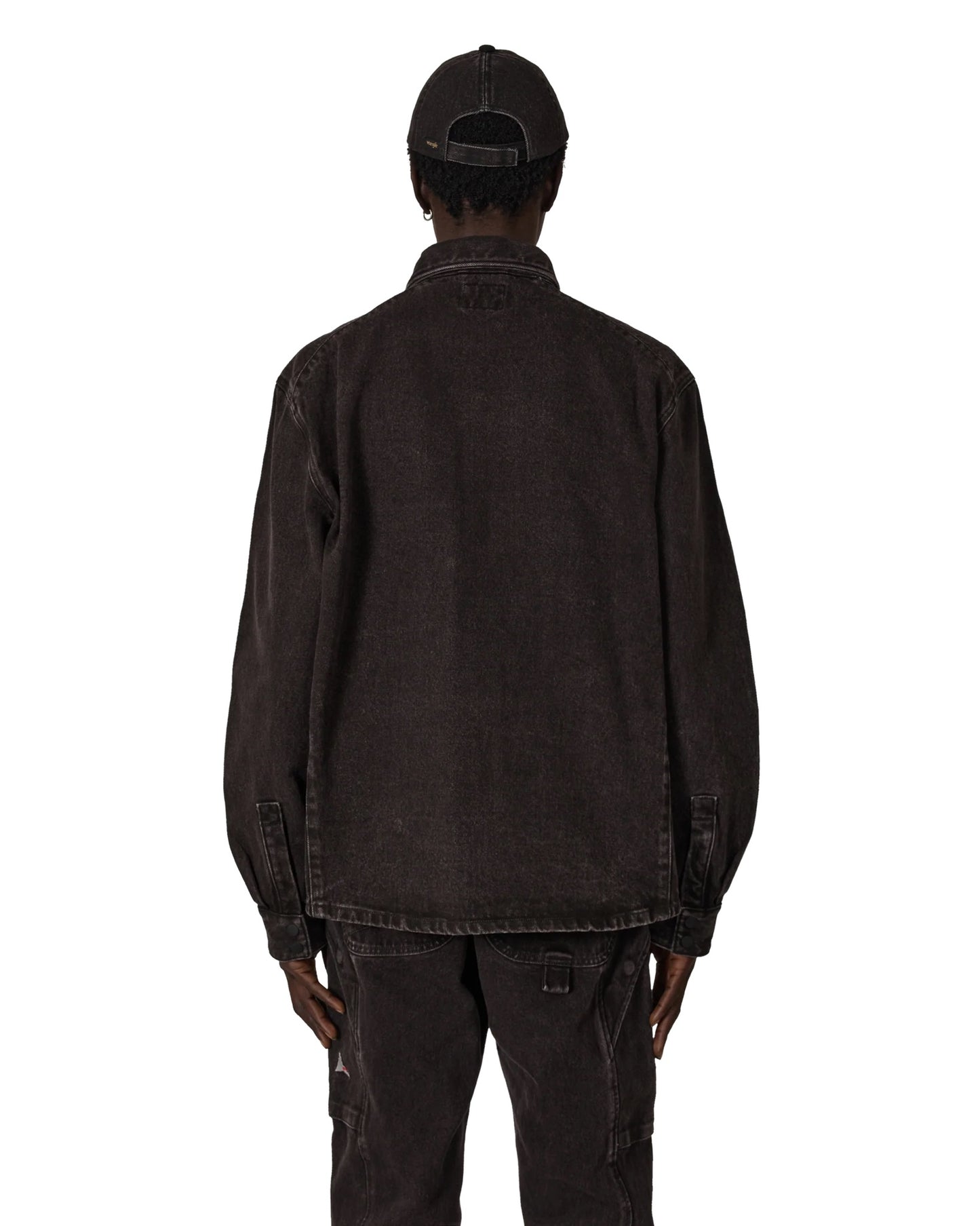 Dark Brown Lona Denim Shirt