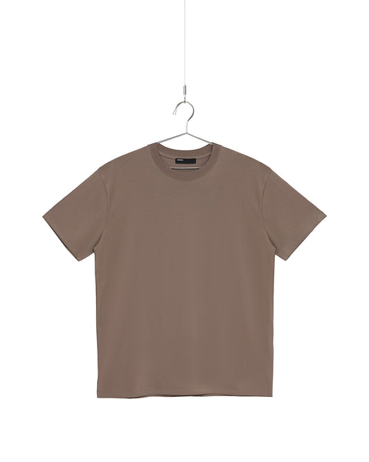 Mocha Silket Finished Cotton Everyday T-Shirt