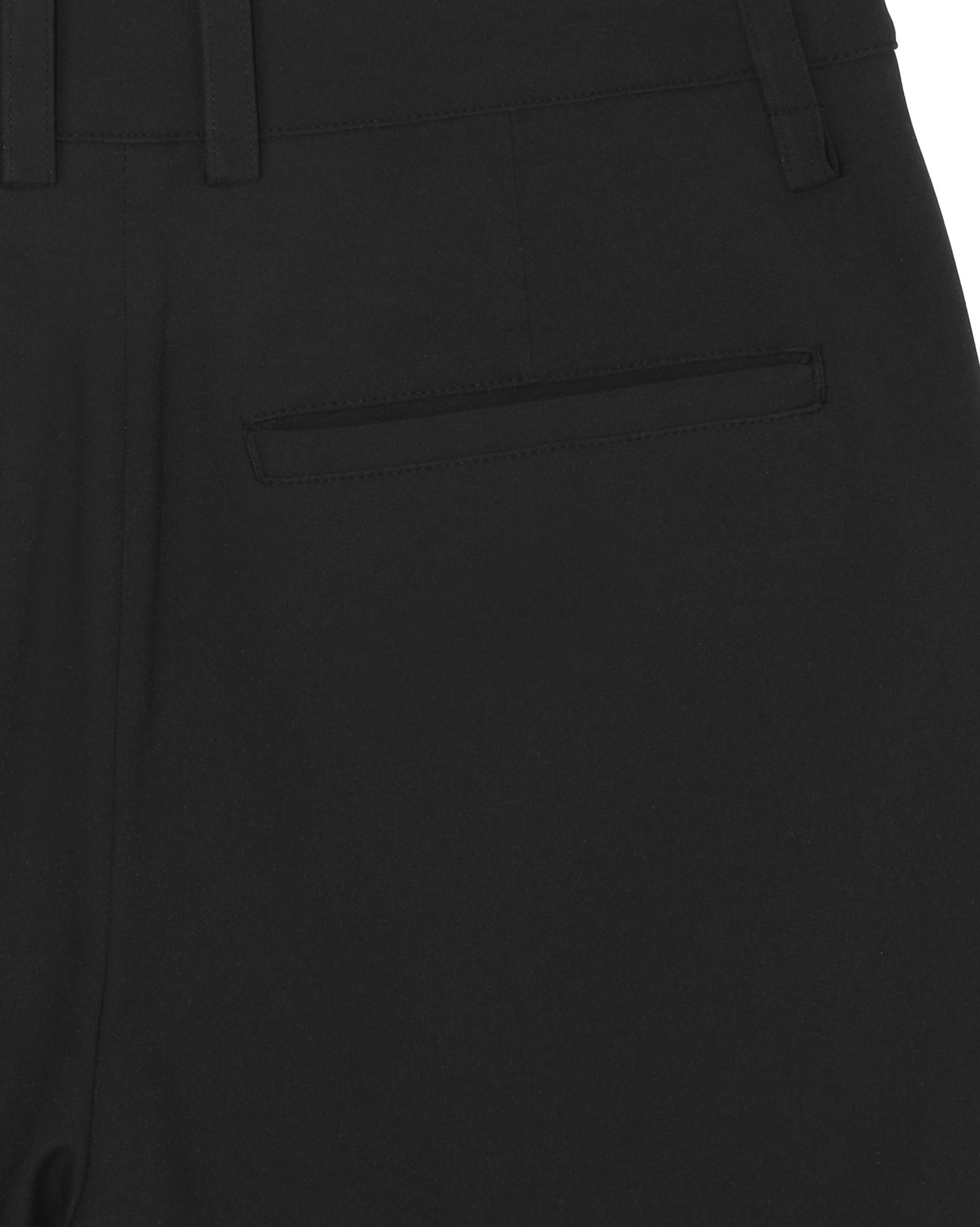 Black Carefree Two Tuck Wide Leg Pants