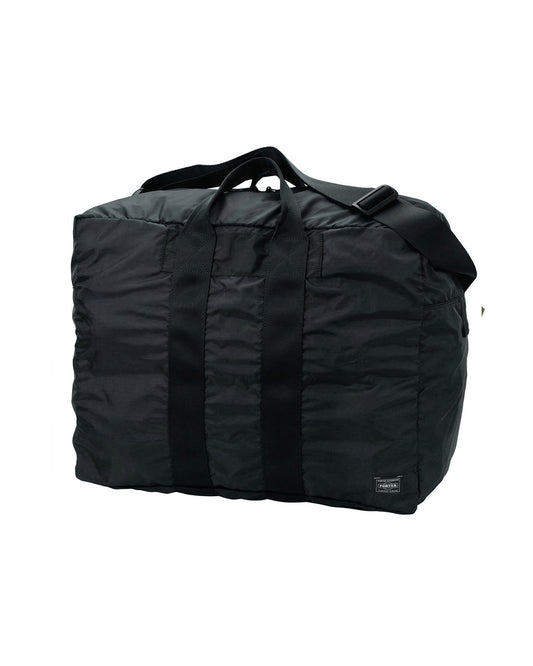 Black Nylon Flex 2Way Small Duffle Bag