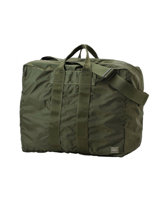 Olive Nylon Flex 2Way Small Duffle Bag