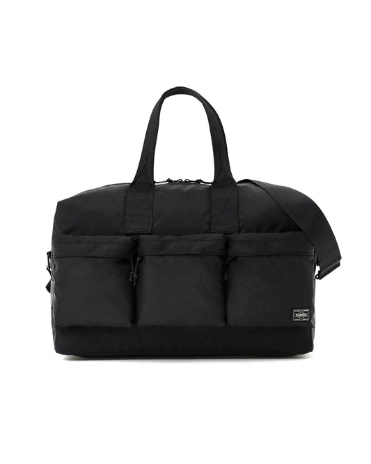 Black Nylon Force 2Way Duffle Bag
