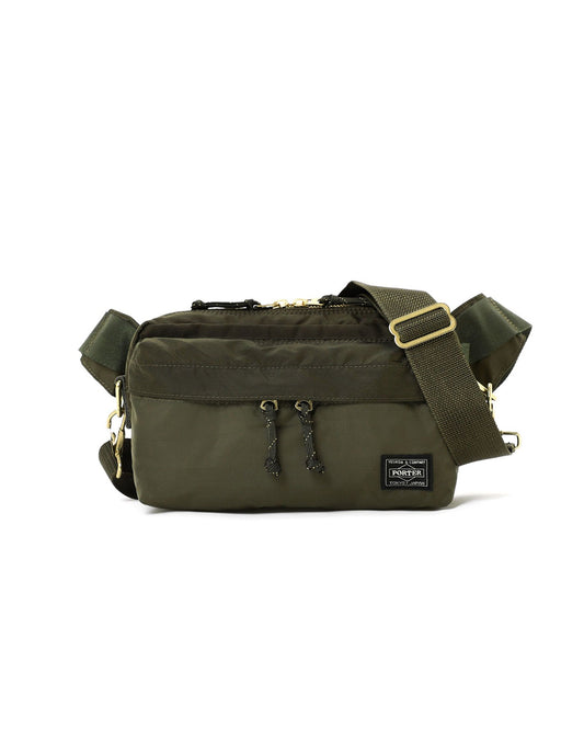 Olive Nylon Force 2Way Waist Bag