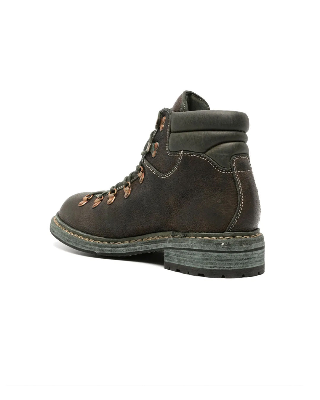 Green Horse Leather 19M Hiking Boots