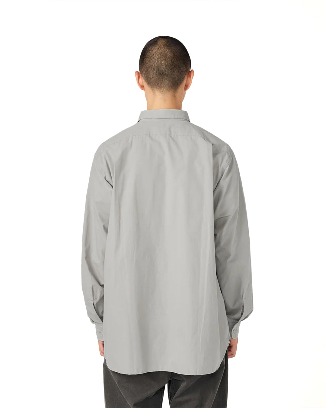 Gray Regular Collar Wind Shirt