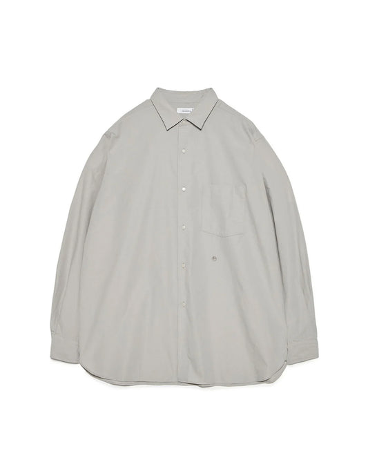 Gray Regular Collar Wind Shirt