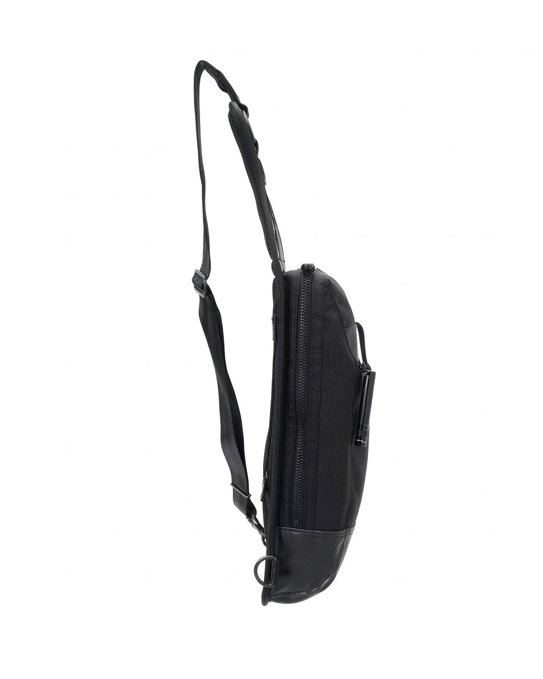 Black Nylon Heat Sling Shoulder Bag
