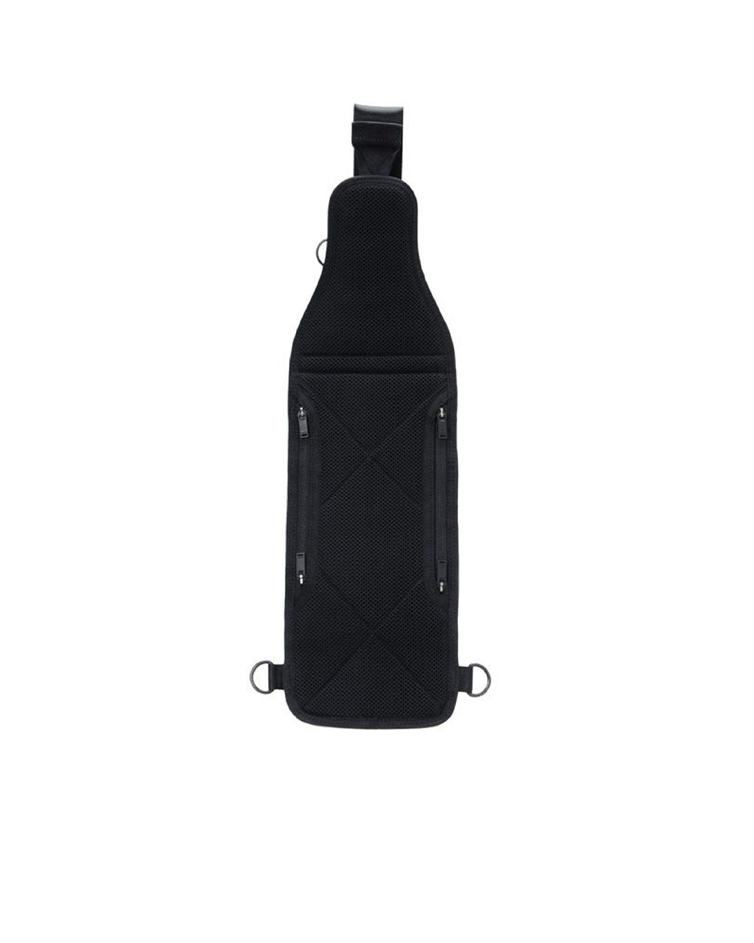 Black Nylon Heat Sling Shoulder Bag