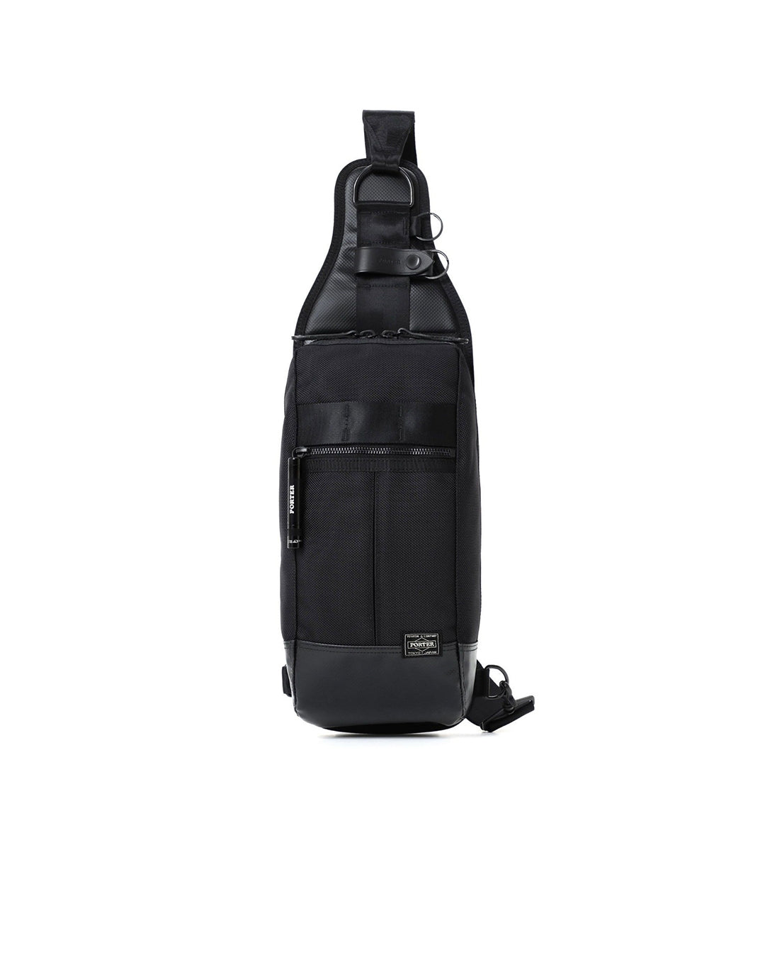 Black Nylon Heat Sling Shoulder Bag