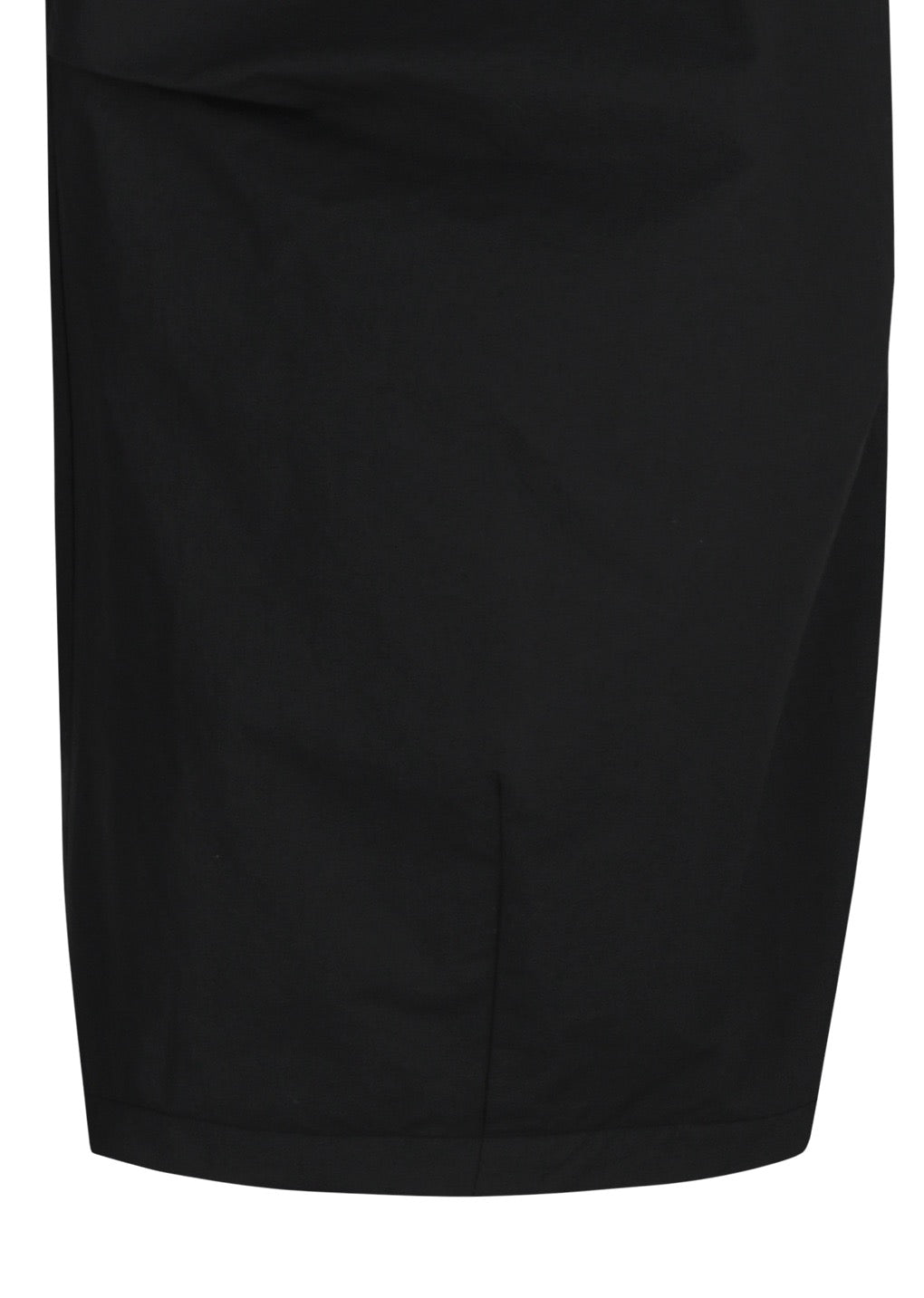 Black Drawstring Wide Fatigue Pants
