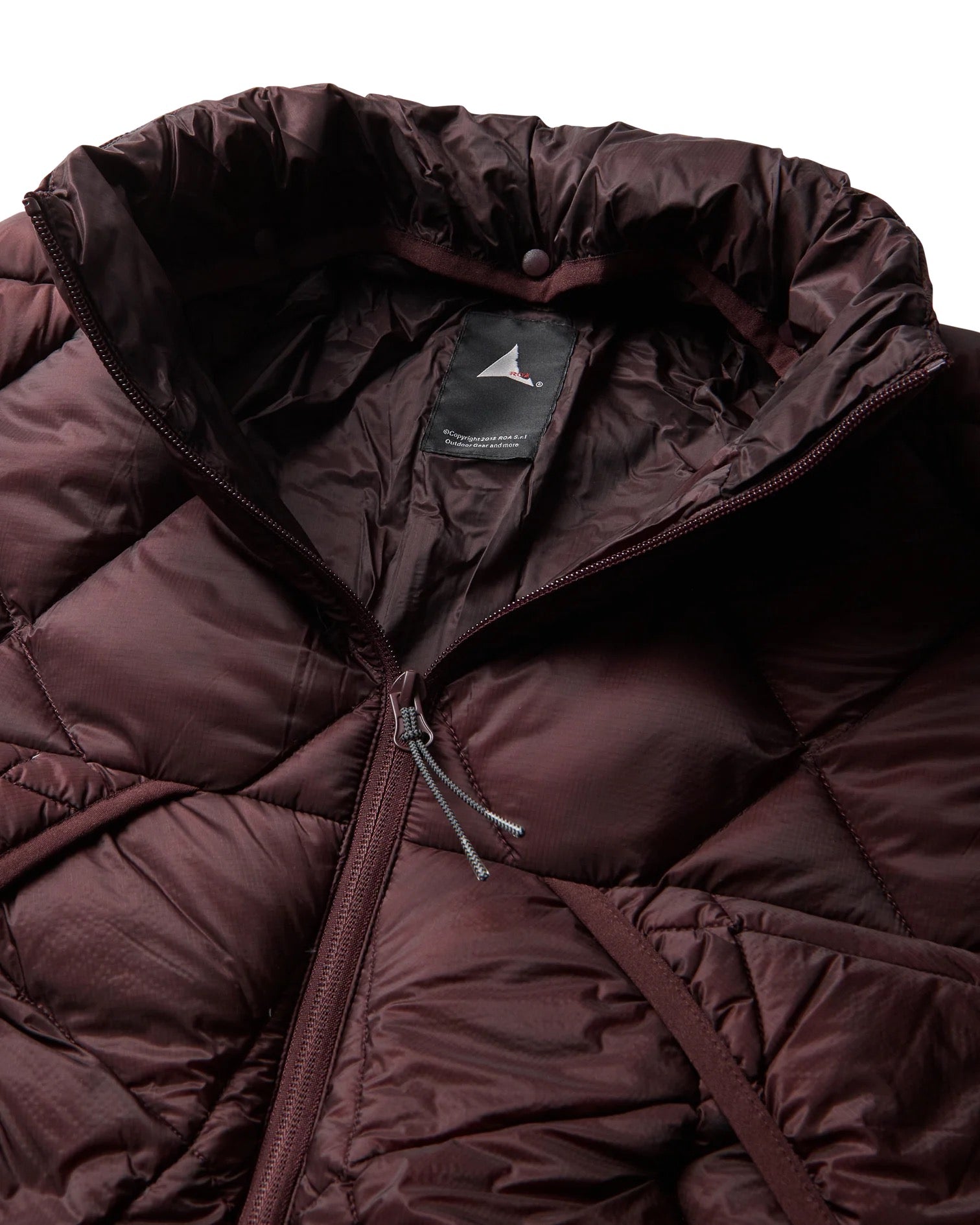 Burgundy Nuna 800 Fill Power Hooded Down Jacket