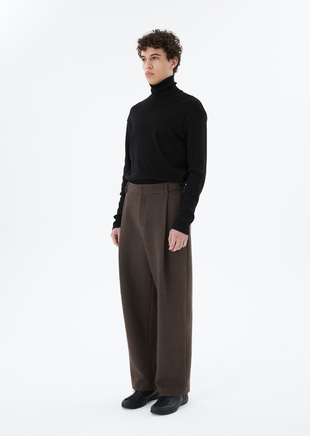 Brown Wool Martin Pants