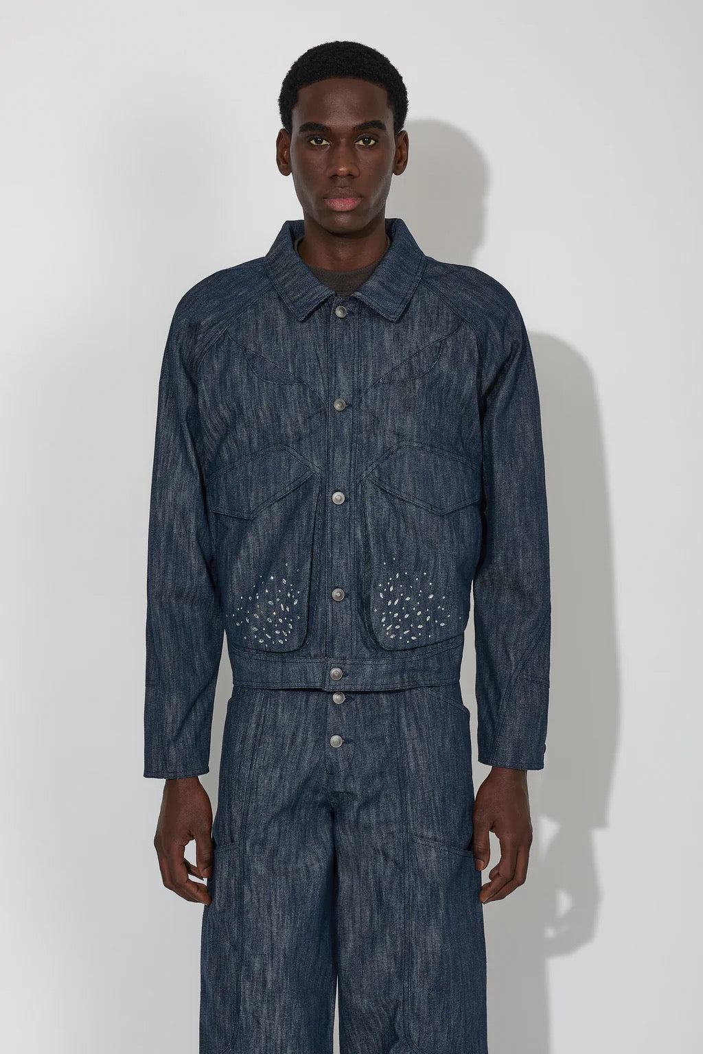 Rhodus Rhinestones Mantle Jacket