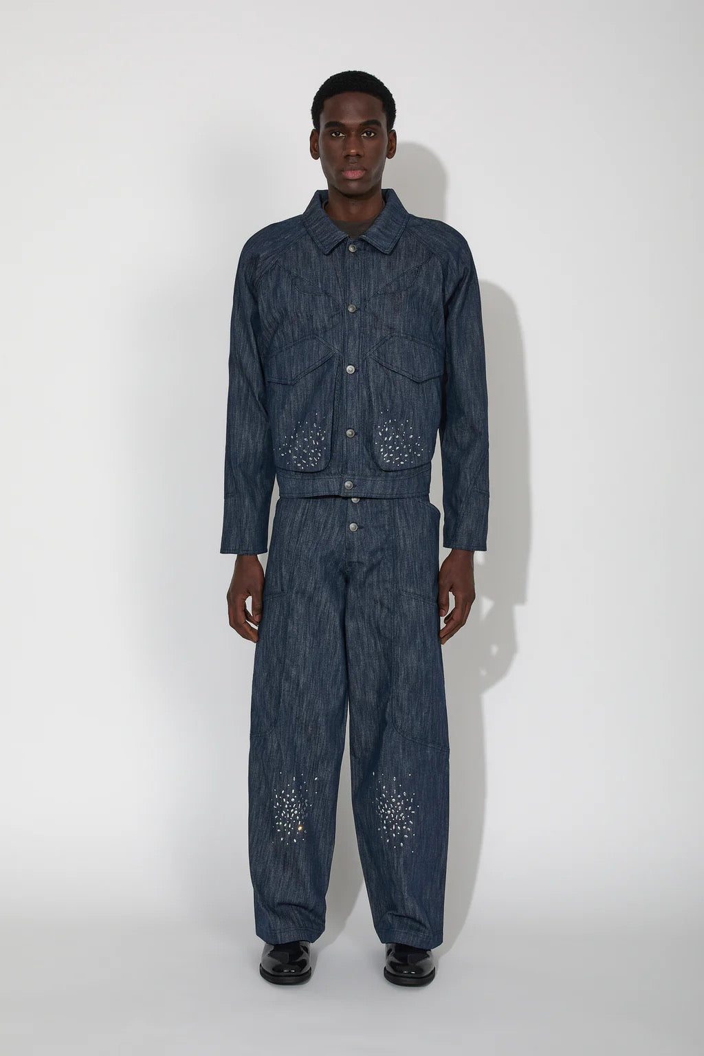 Rhodus Rhinestones Mantle Jacket