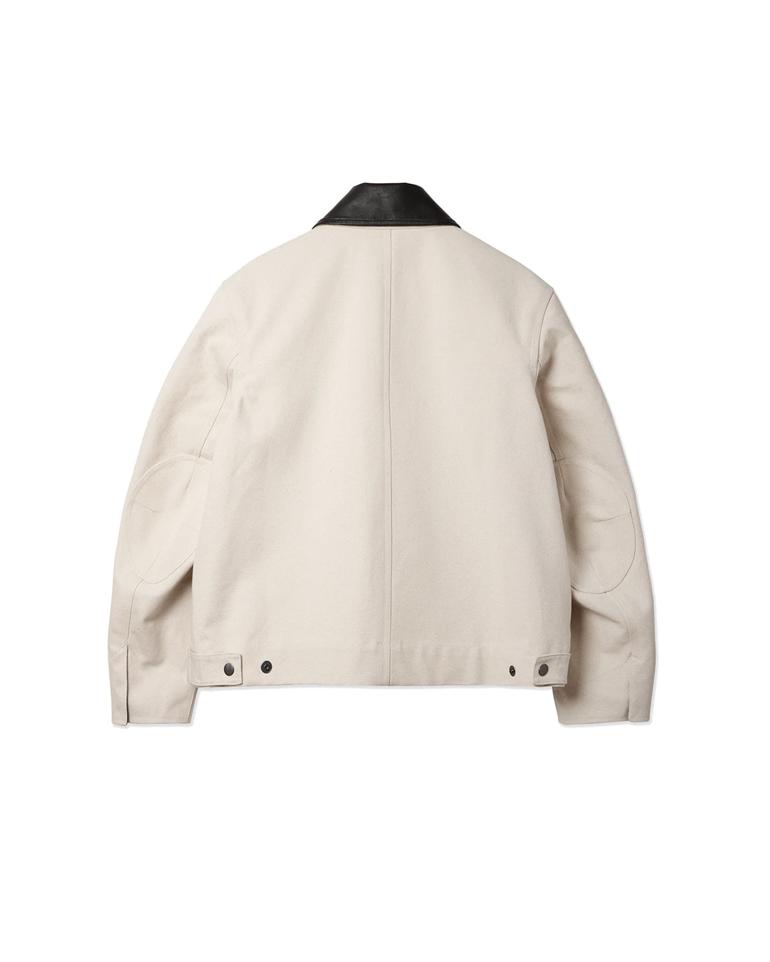 Ivory Cotton Canvas Painter Jacket