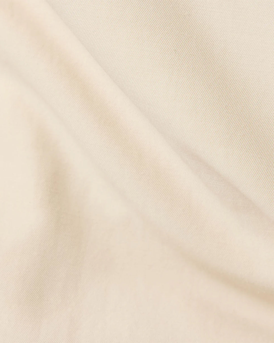 Light Beige Nylon Twill Hooded Jacket
