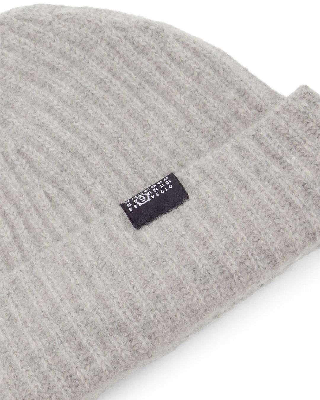 Polished Palladio Ribbed wool beanie