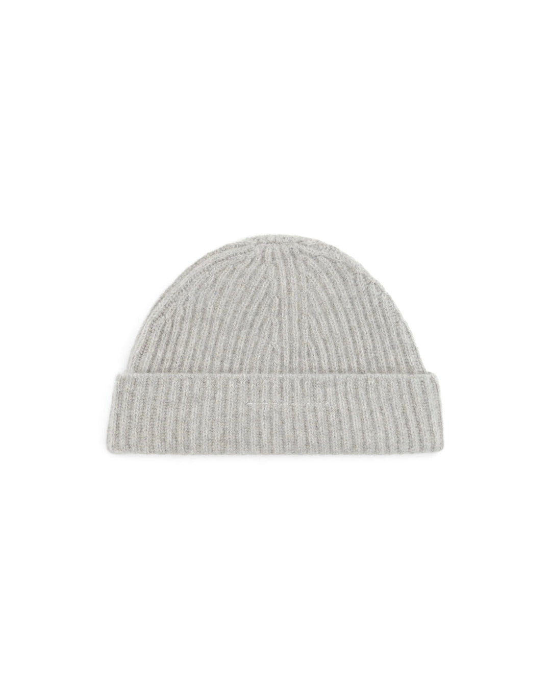 Polished Palladio Ribbed wool beanie