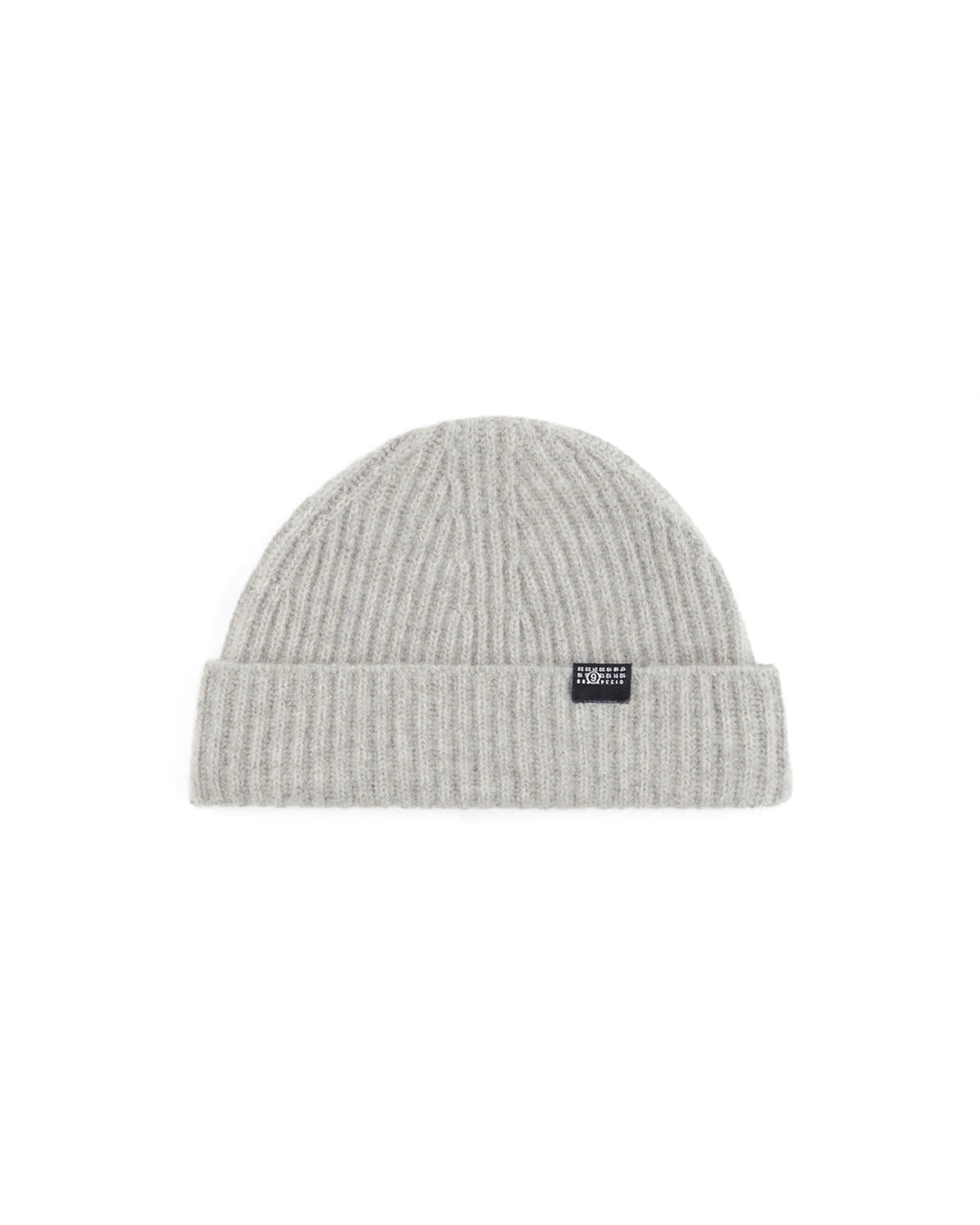 Polished Palladio Ribbed wool beanie