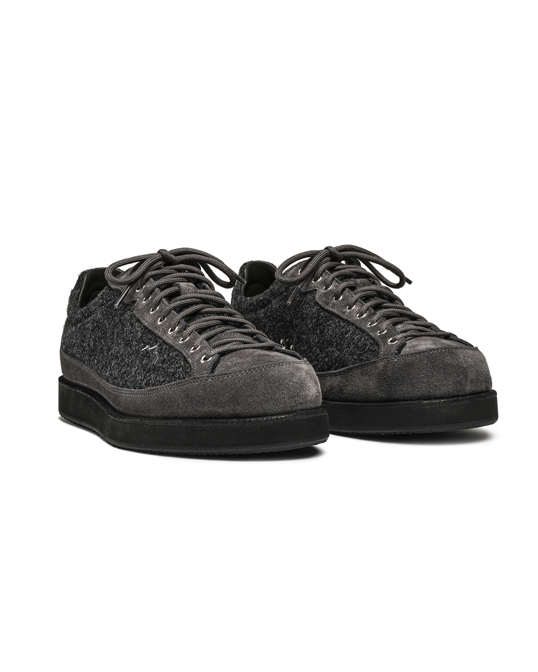 Grey Harris Tweed Modica Shoes