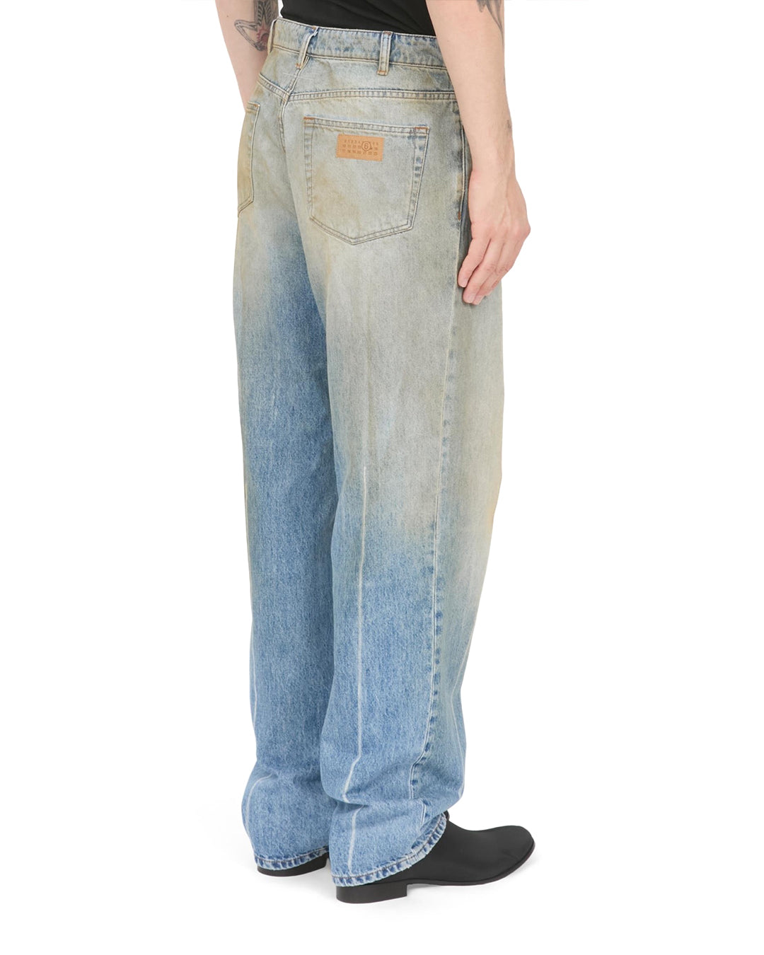 Medium Blue 5 Pockets Denim Pants