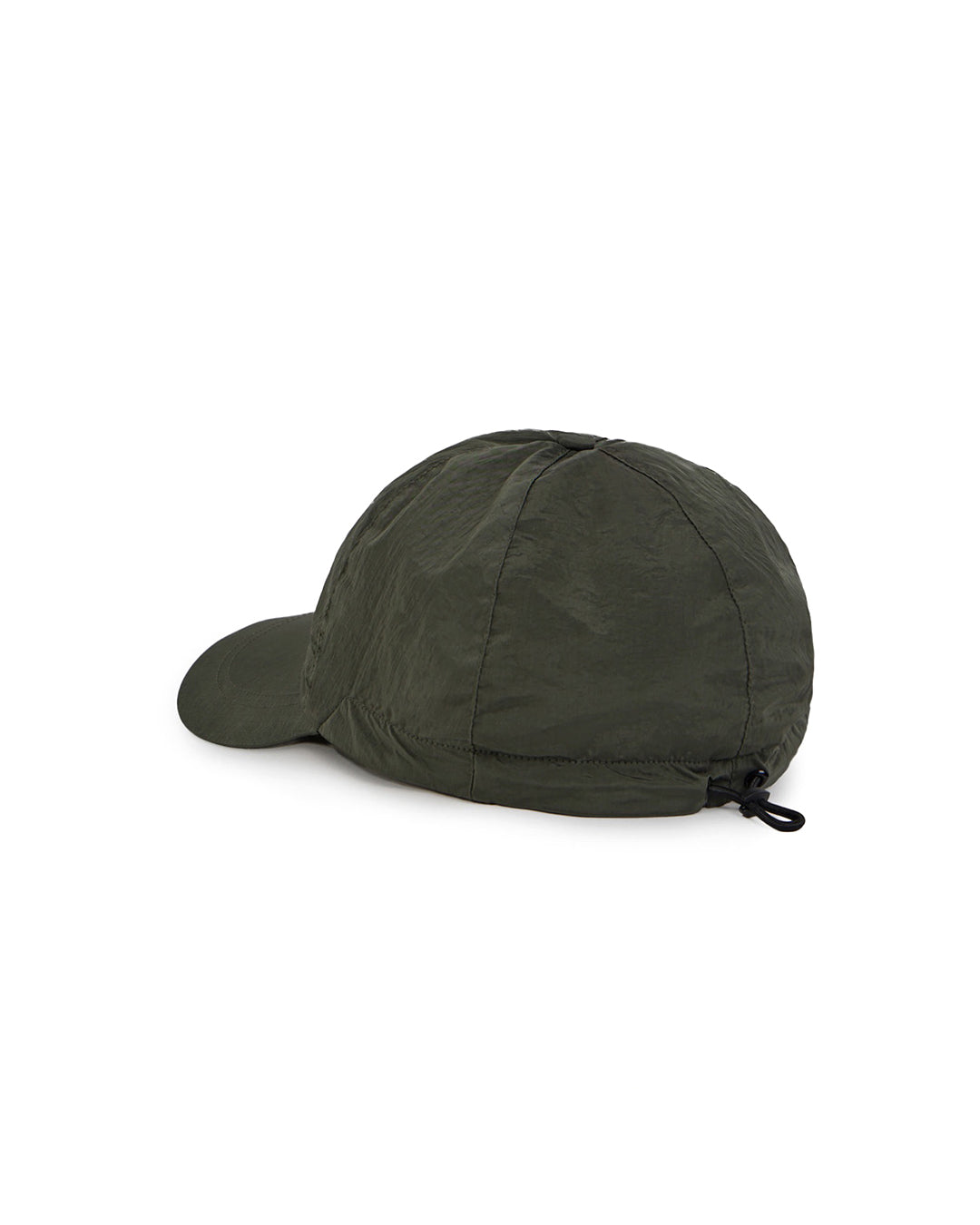 Musk Green Nylon Metal in ECONYL Baseball Cap