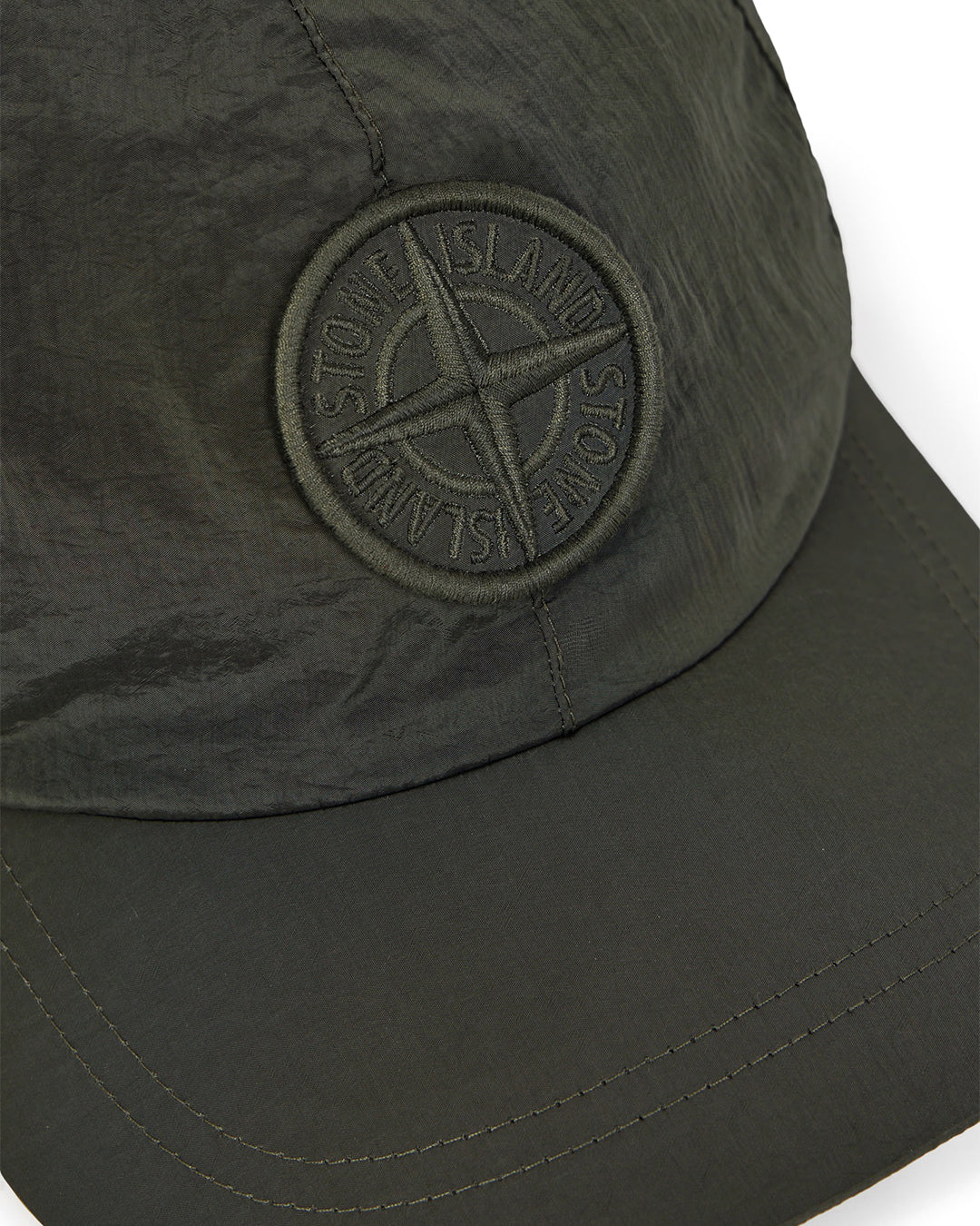 Musk Green Nylon Metal in ECONYL Baseball Cap