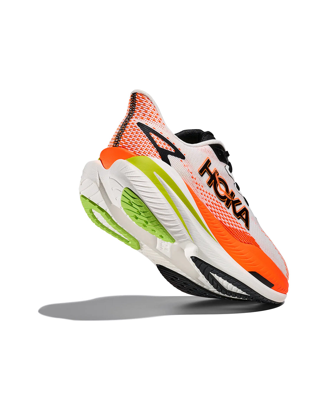 White / Neon Tangerine Mach X 3 Sneaker