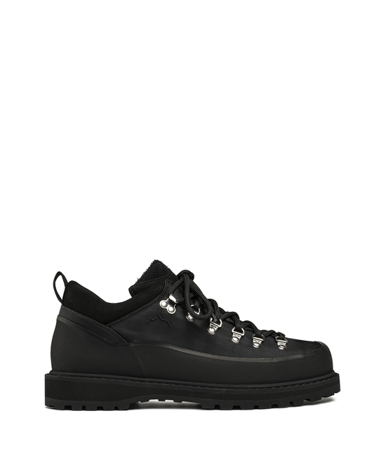 Black Sport Fabric Roccia Basso Shoes