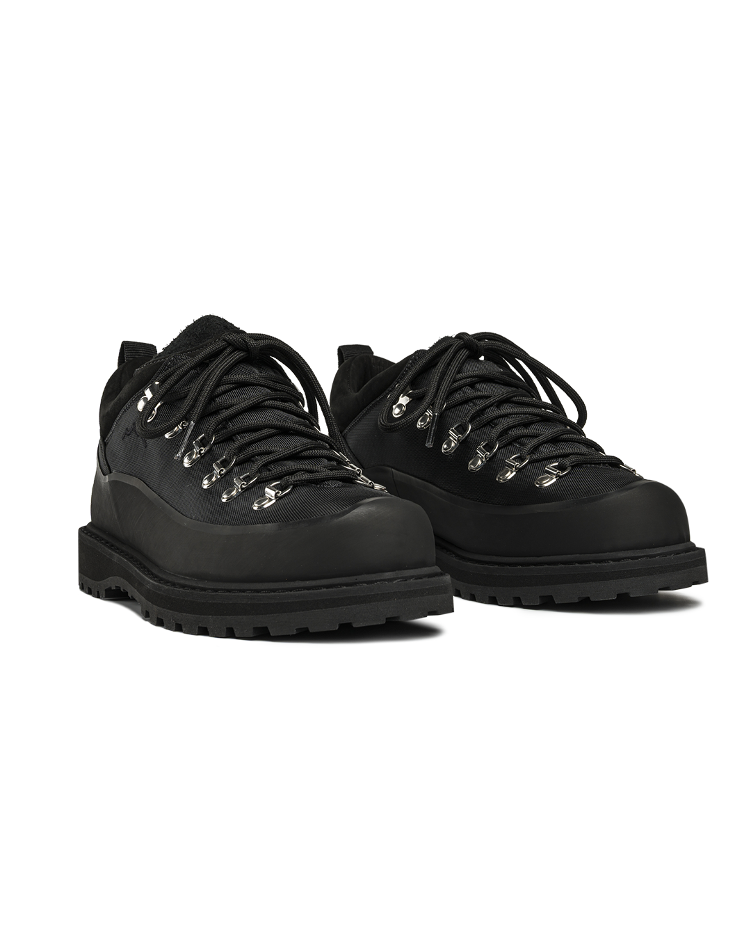 Black Sport Fabric Roccia Basso Shoes
