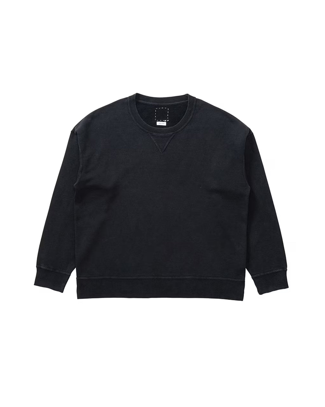Black Cotton Jumbo SB Sweat L/S DMGD
