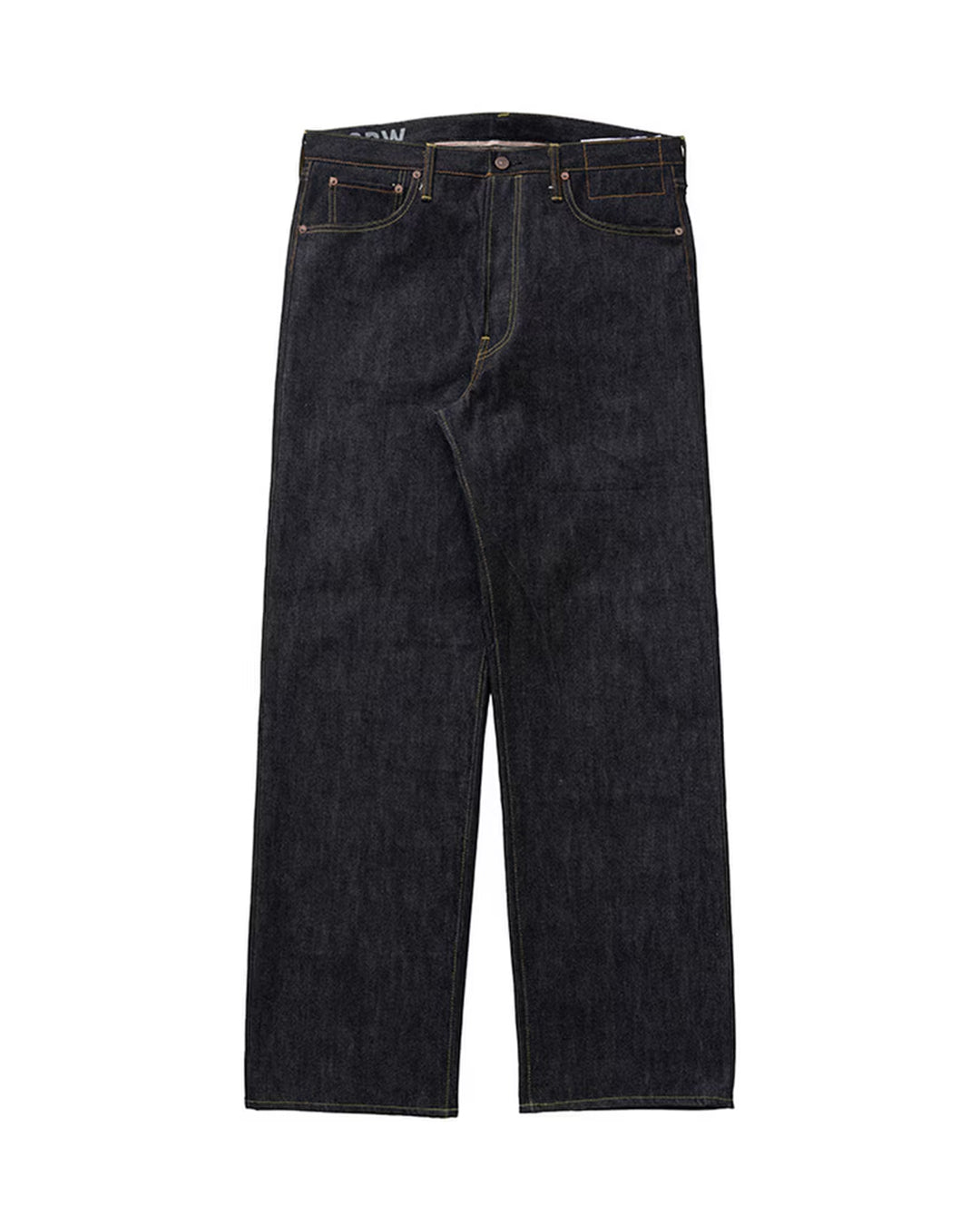 Indigo Social Sculpture 01 Wide Raw Denim Pants