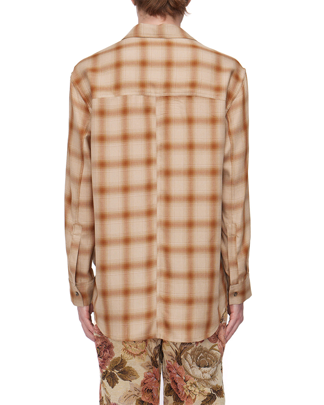 Camel L/S Oversized Shirt