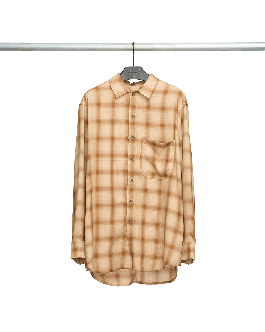 Camel L/S Oversized Shirt