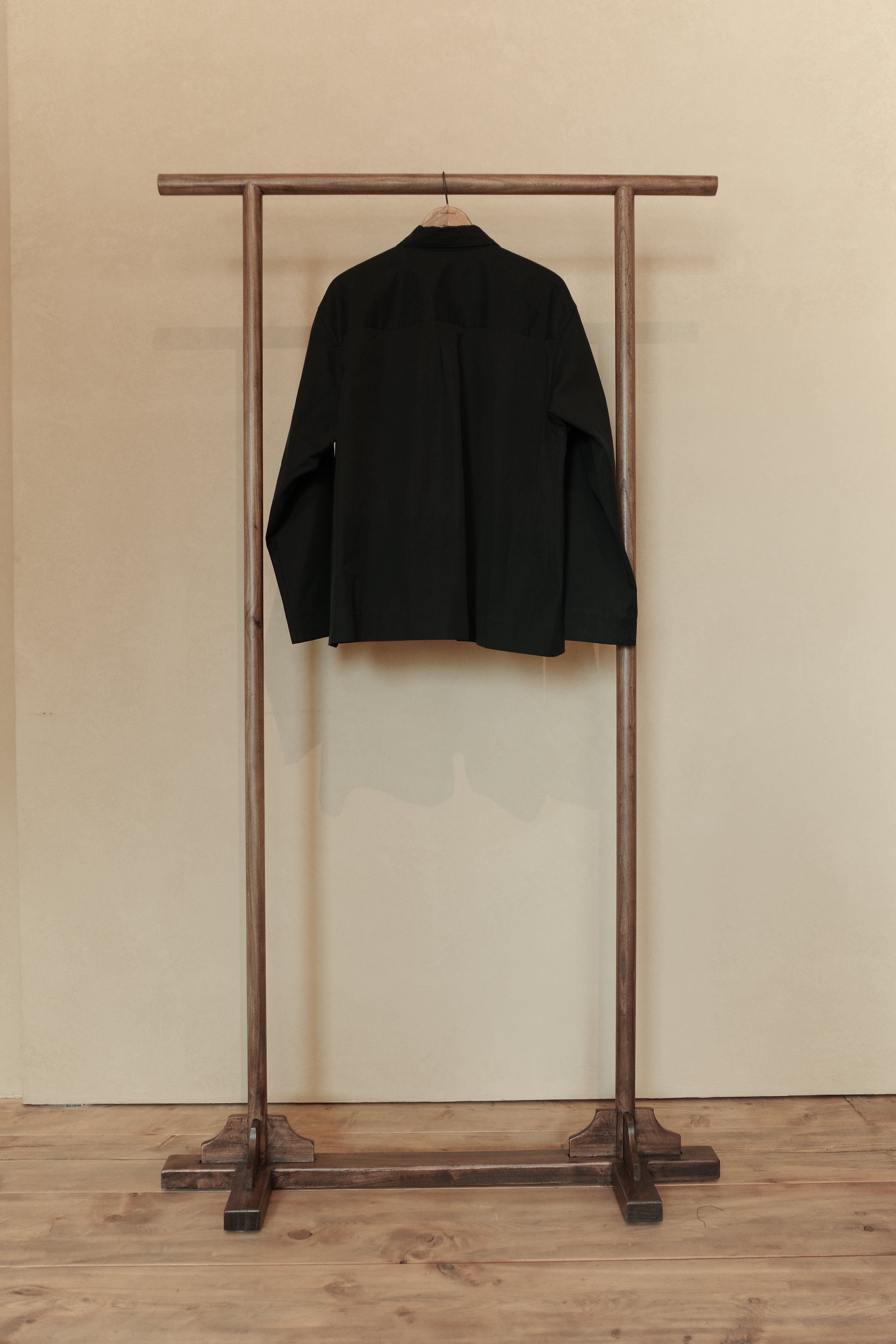 Rinsed Black Boxy Shirt