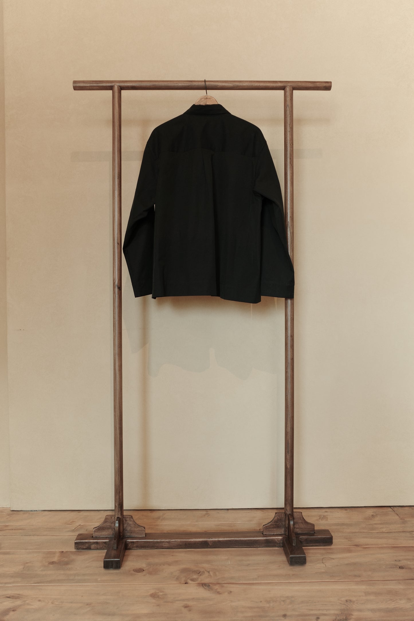 Rinsed Black Boxy Shirt