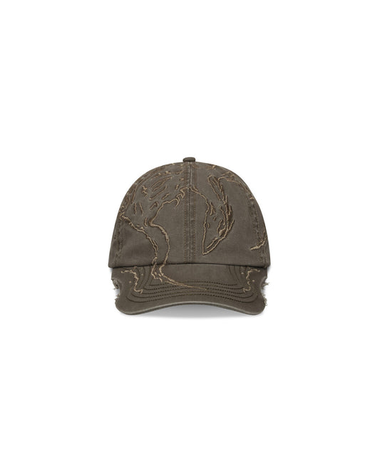 Sage Green Ryli Embriodered 6 Panel Cap