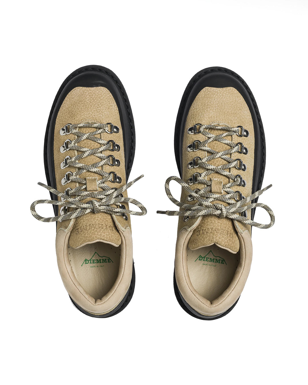 Sesame Structured Leather Cornaro Gomma