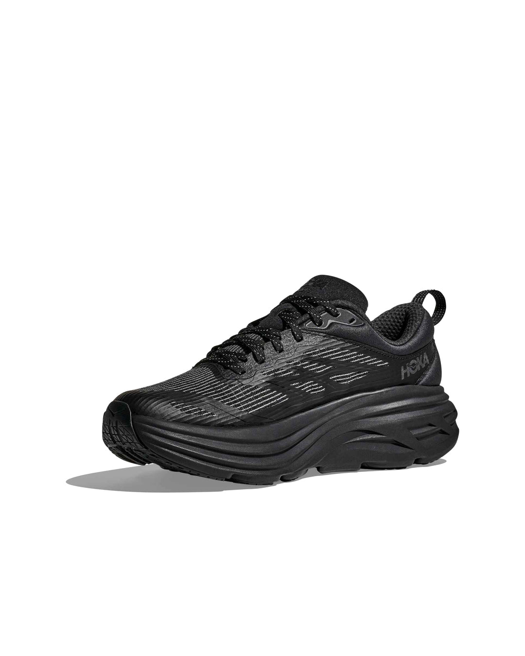 Black/Black Stealth/Tech Bondi 8 Caged Sneaker